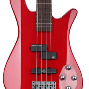 Warwick RockBass Guitar Streamer LX 4-String Bass Guitar in Red Metallic