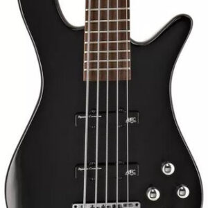 Warwick RockBass Guitar Streamer LX 5 in Solid Black High Polish