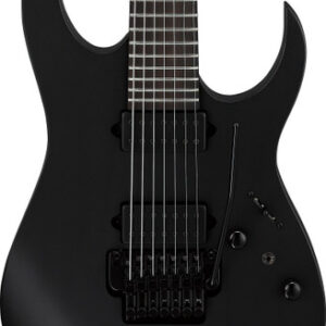 Ibanez RGRB720-BKF Iron Label RG Series 7-String Electric Guitar in Black Flat