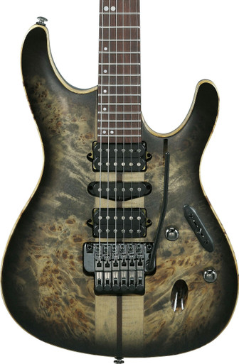 Ibanez S1070PBZ-CKB Electric Guitar in Charcoal Black Burst - Image 1