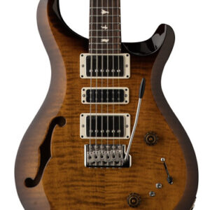 PRS S2 Special Semi-Hollow Electric Guitar in Black Amber