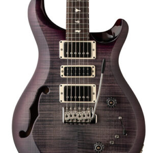 PRS S2 Special Semi-Hollow Electric Guitar in Faded Gray Black Purple Burst