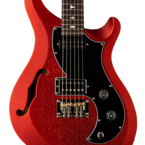 PRS S2 Vela Semi Hollow Satin Electric Guitar in Red Apple Metallic