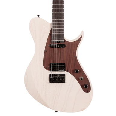 Soloking S408 Electric Guitar in White Stain with Rosewood Neck