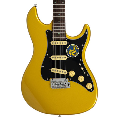 Sire Larry Carlton S7 New Gen Electric Guitar in Metallic Gold Rosewood Board
