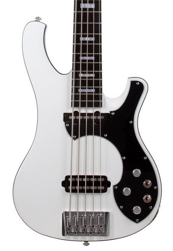 Schecter Stargazer-5 Bass Guitar in Gloss White