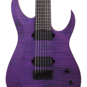Schecter John Browne TAO-7 Signature 7-String Electric Guitar in Satin Trans Purple