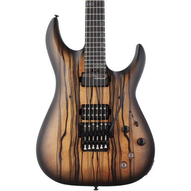 Schecter C-1 FR-S Pale Moon Electric Guitar in Natural Satin Black Burst