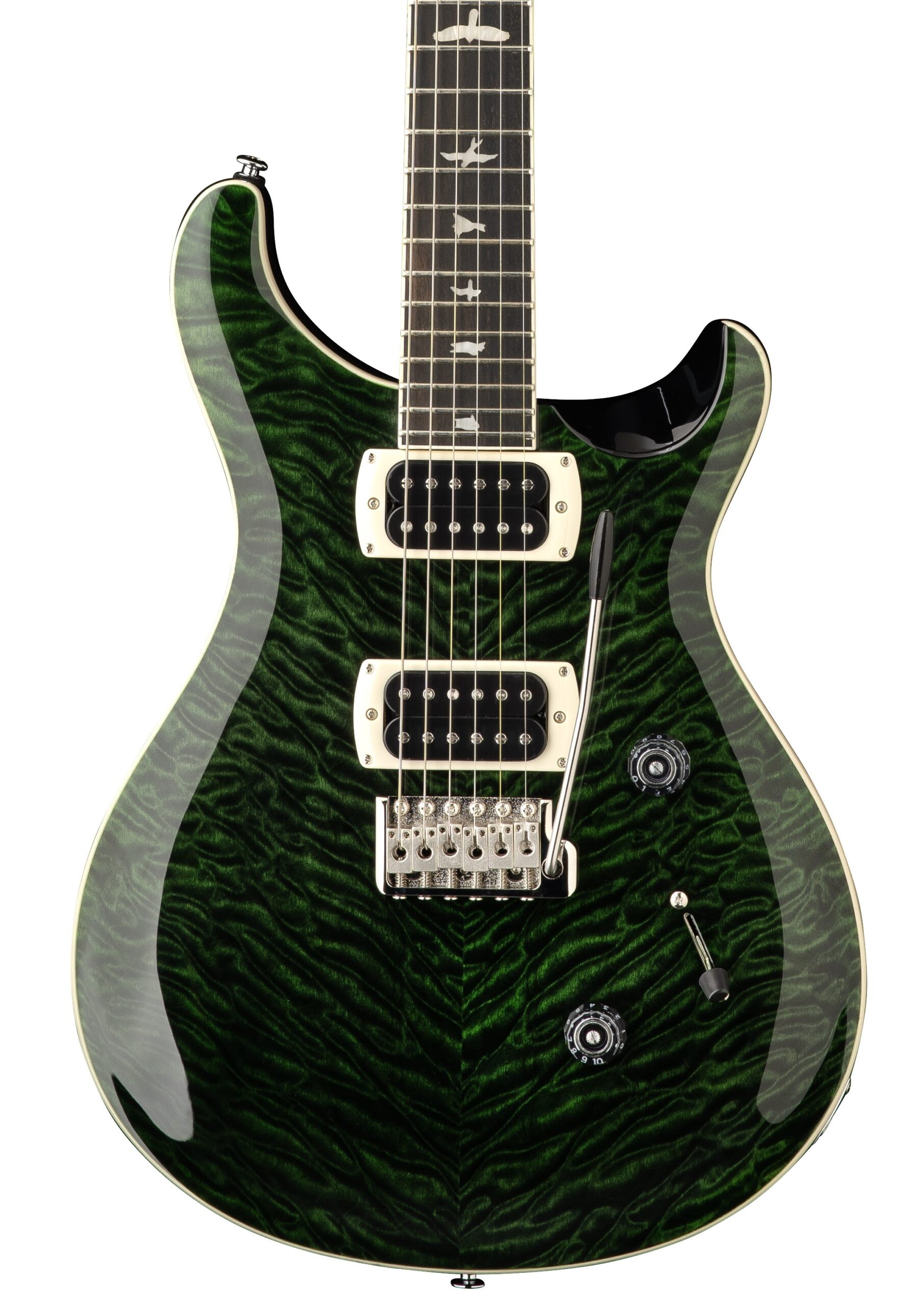 PRS SE Custom 24 Quilt Electric Guitar in Teal Black (2026)