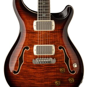 PRS SE Hollowbody II Piezo Electric Guitar in Orange Tiger Smokeburst (2026)