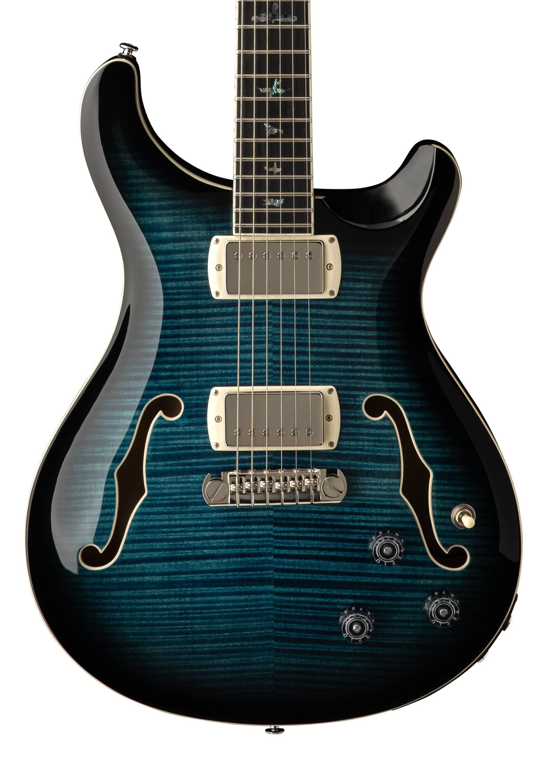 PRS SE Hollowbody II Piezo Electric Guitar in Peacock Blue (2026)