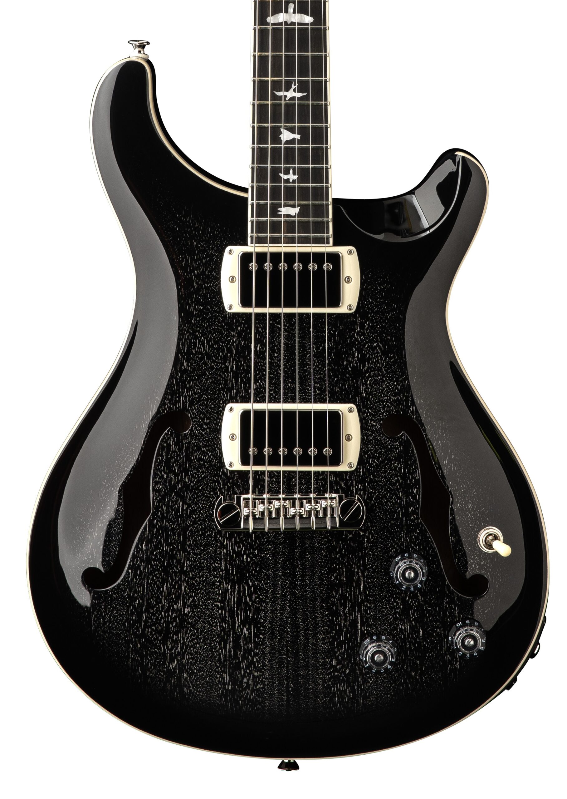 PRS SE Hollowbody Standard Piezo Electric Guitar in Dog Hair Smokeburst (2026)