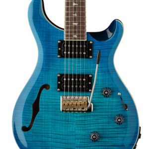 PRS SE Custom 24 Semi-Hollow Piezo Electric Guitar in Lake Blue