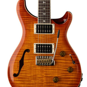 PRS SE Custom 24 Semi-Hollow Piezo Electric Guitar in Vintage Sunburst