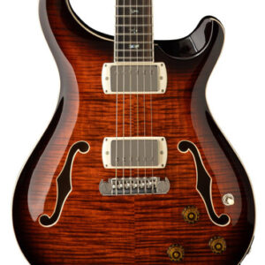 PRS SE Hollowbody II Piezo Electric Guitar in Orange Tiger Smokeburst (2026)