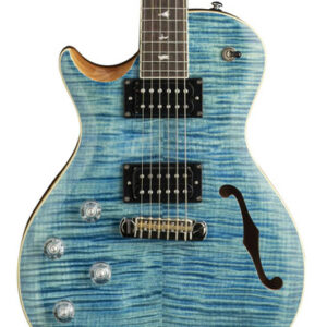 PRS SE Zach Myers Left Handed Semi-Hollow Electric Guitar in Myers Blue