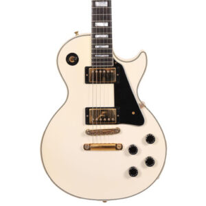 Second Hand 2004 Gibson Custom Shop Les Paul Custom Electric Guitar in Alpine White 793