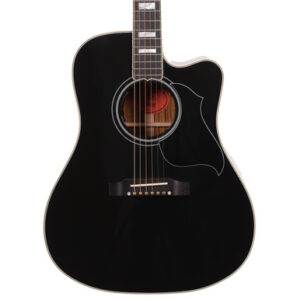 Second Hand Gibson Songwriter Custom Acoustic Guitar in Black 215