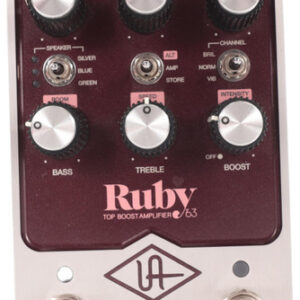 Second Hand Universal Audio UAFX Ruby '63 Top Boost Amp Pedal 028