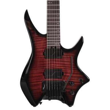 Second Hand HILS NEXT HN7 Headless Electric Guitar in Transparent Purple Burst 494