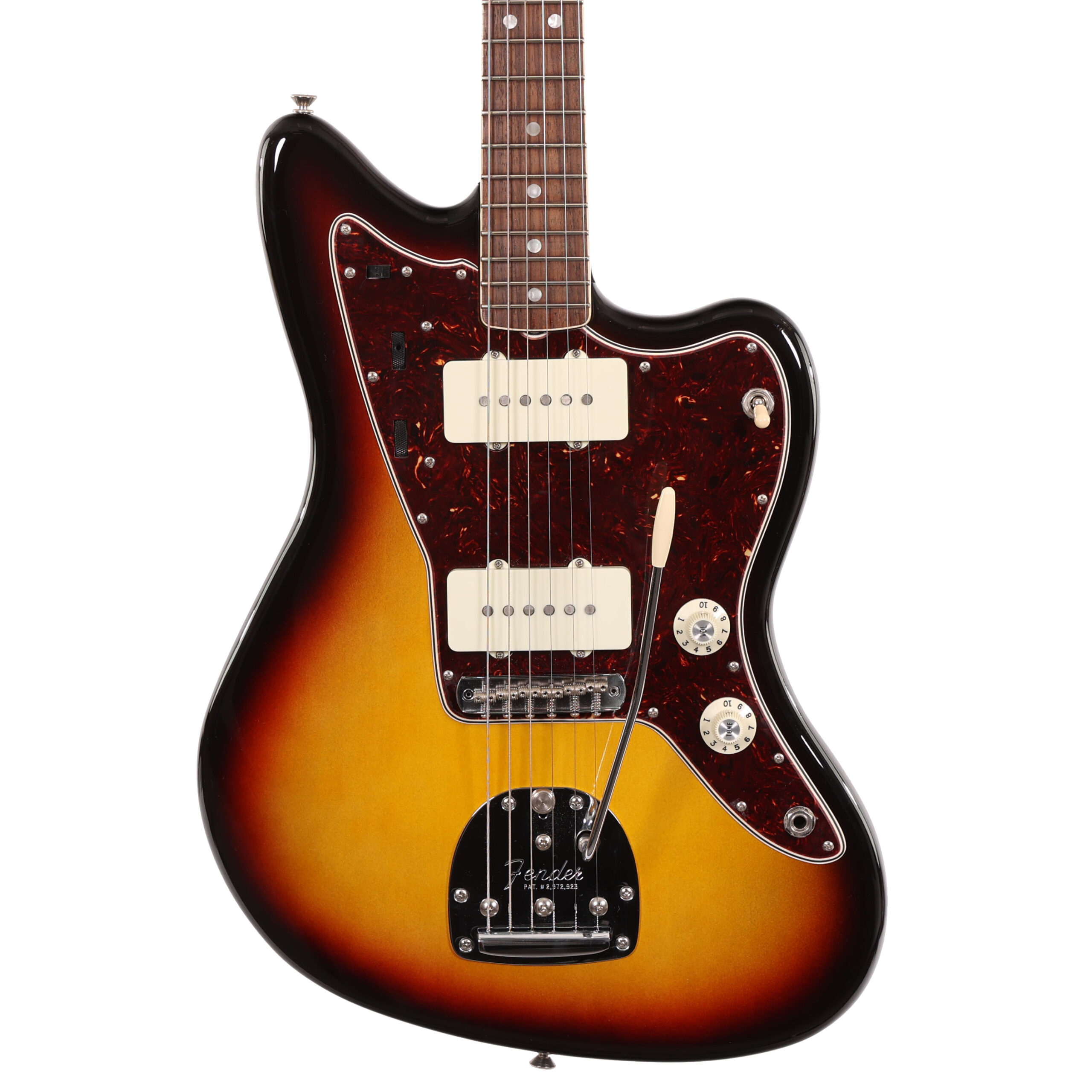 Second Hand Fender American Vintage Jazzmaster Electric Guitar in Sunburst 459