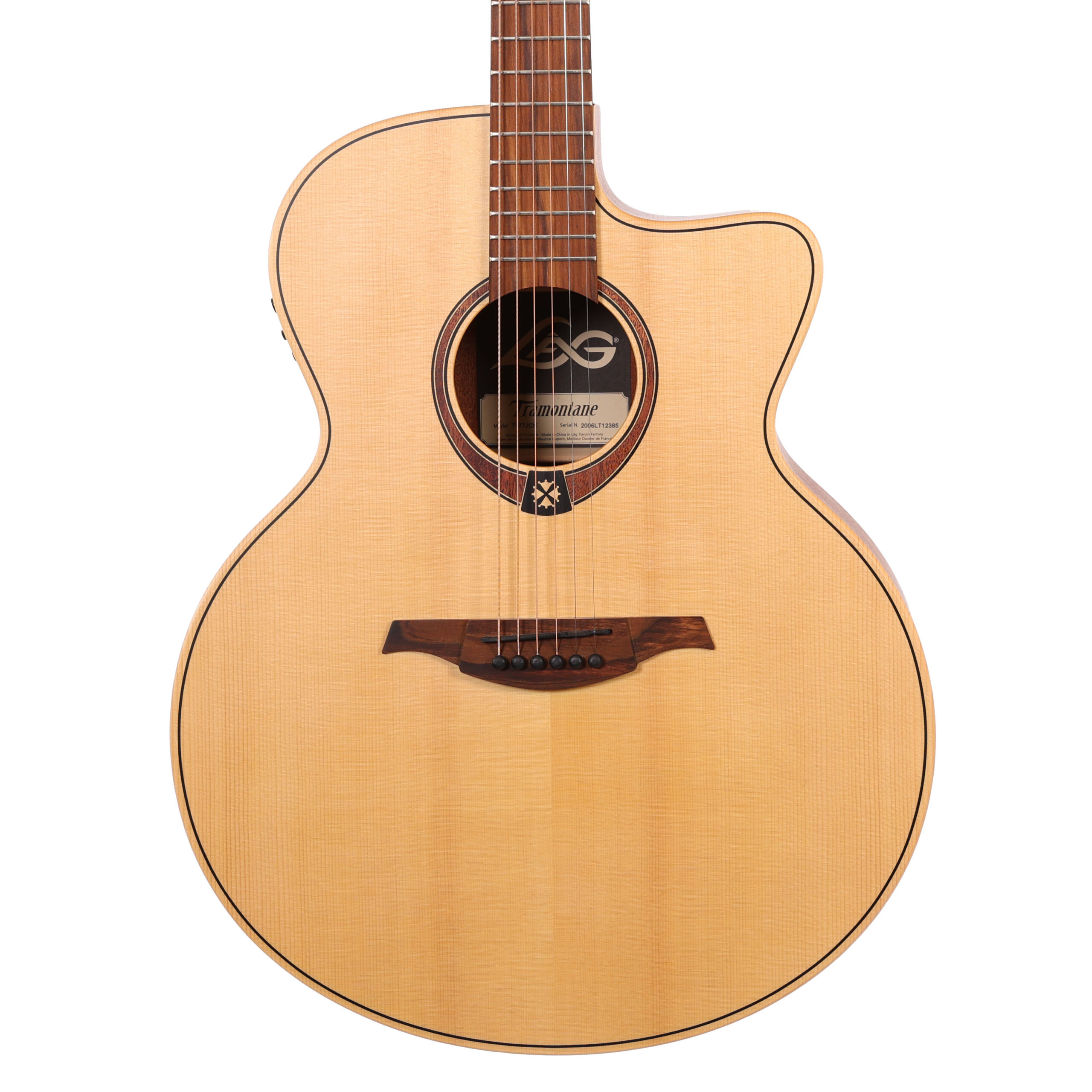 Second Hand LAG Tramontane T177JCE Electro Acoustic Guitar 926