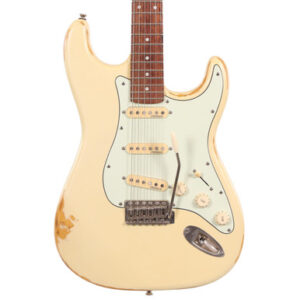 Second Hand Vintage V6 Electric Guitar in Olympic White 929