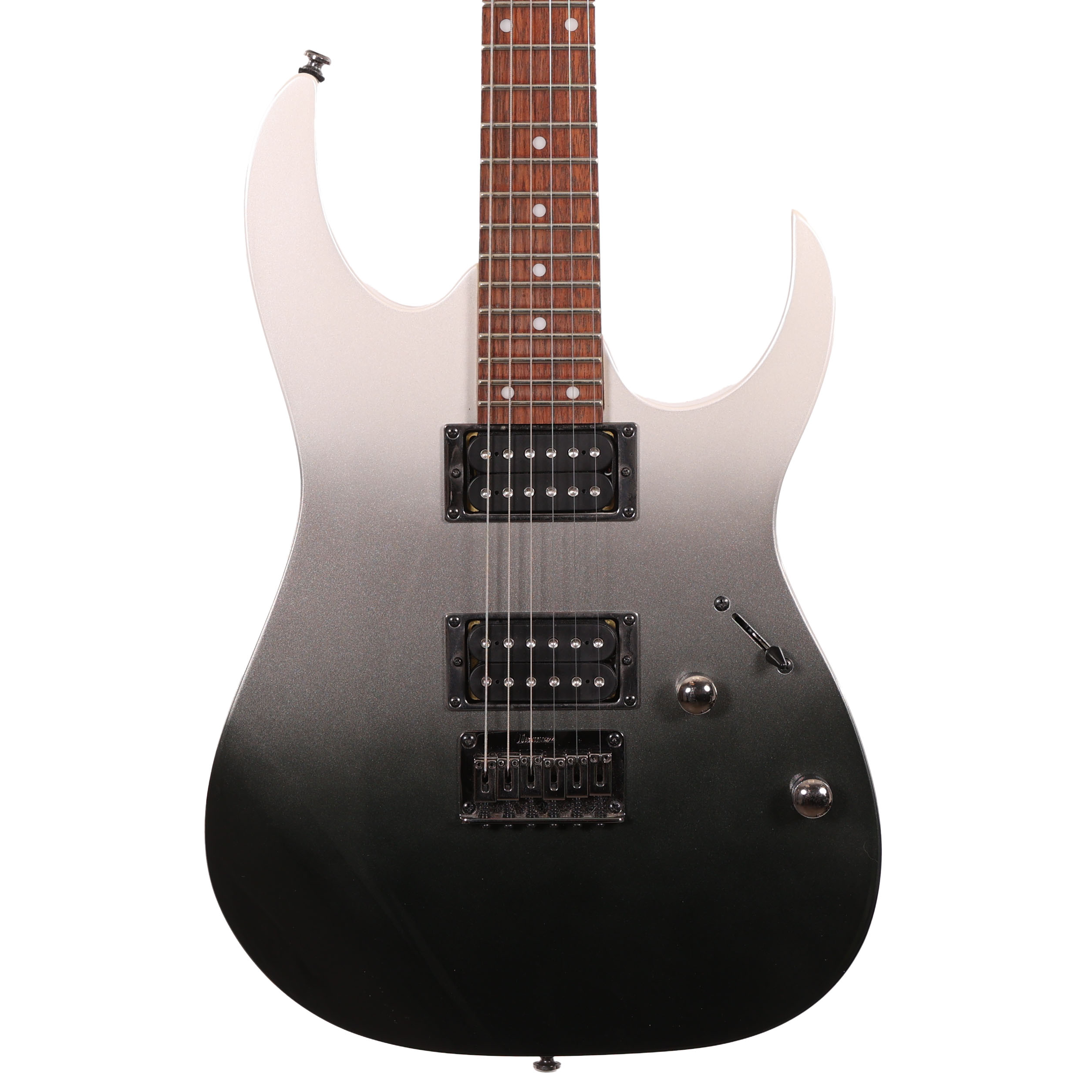 Second Hand Ibanez RG421 Electric Guitar in Pearl Black Fade Metallic 472
