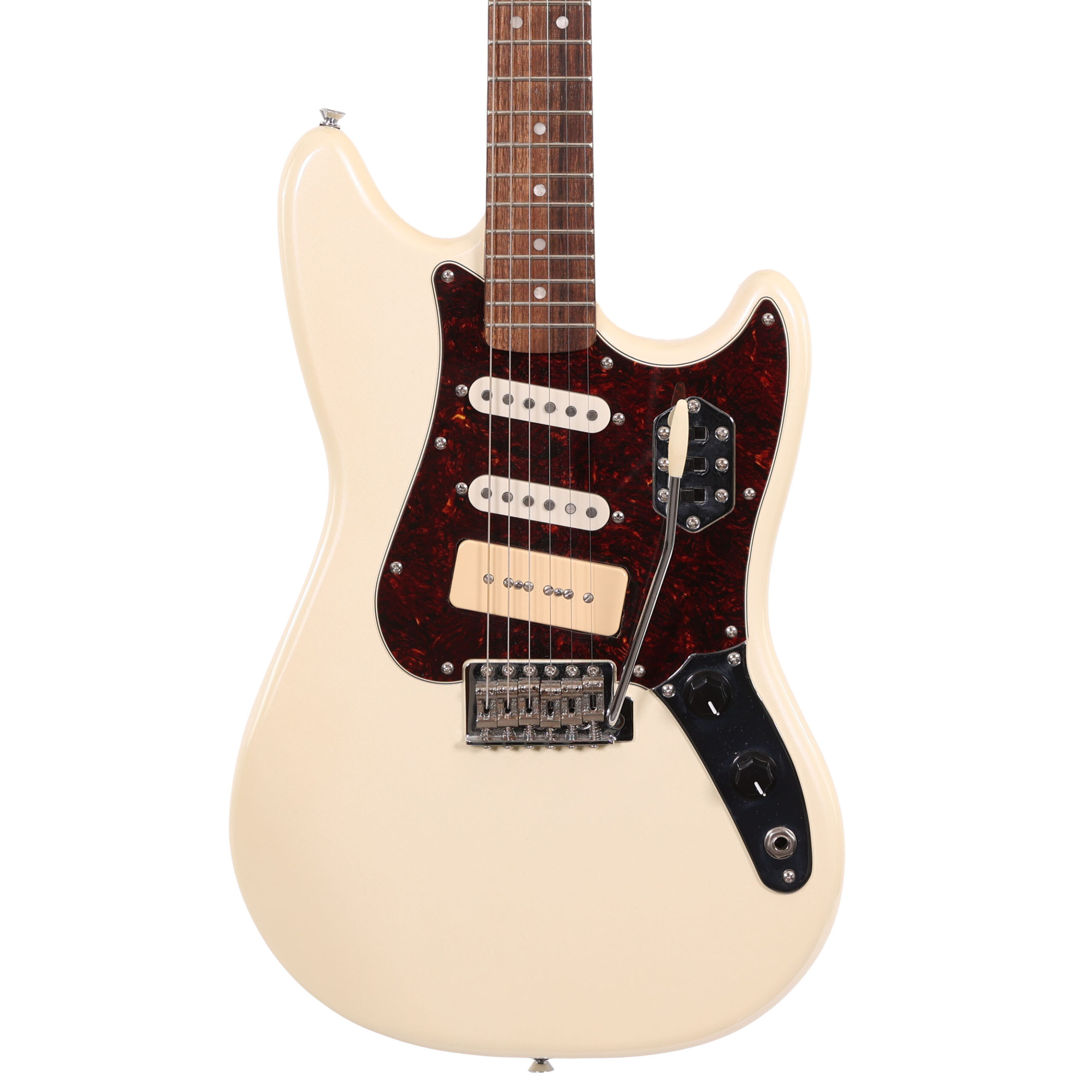 Second Hand Modded Squier Paranormal Cyclone Electric Guitar in Pearl White 648