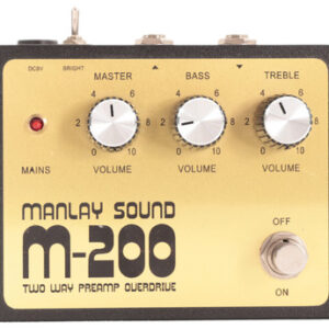 Second Hand Manlay Sound M-200 Preamp Overdrive Pedal 4013