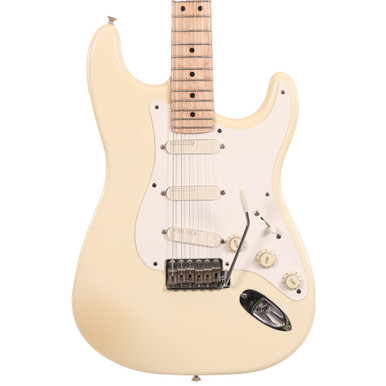 Second Hand 1997 Fender Eric Clapton Signature Stratocaster Electric Guitar in Olympic White 095