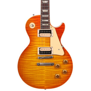 Second Hand Gibson Custom Shop R9 Les Paul Electric Guitar in Washed Cherry Burst 635