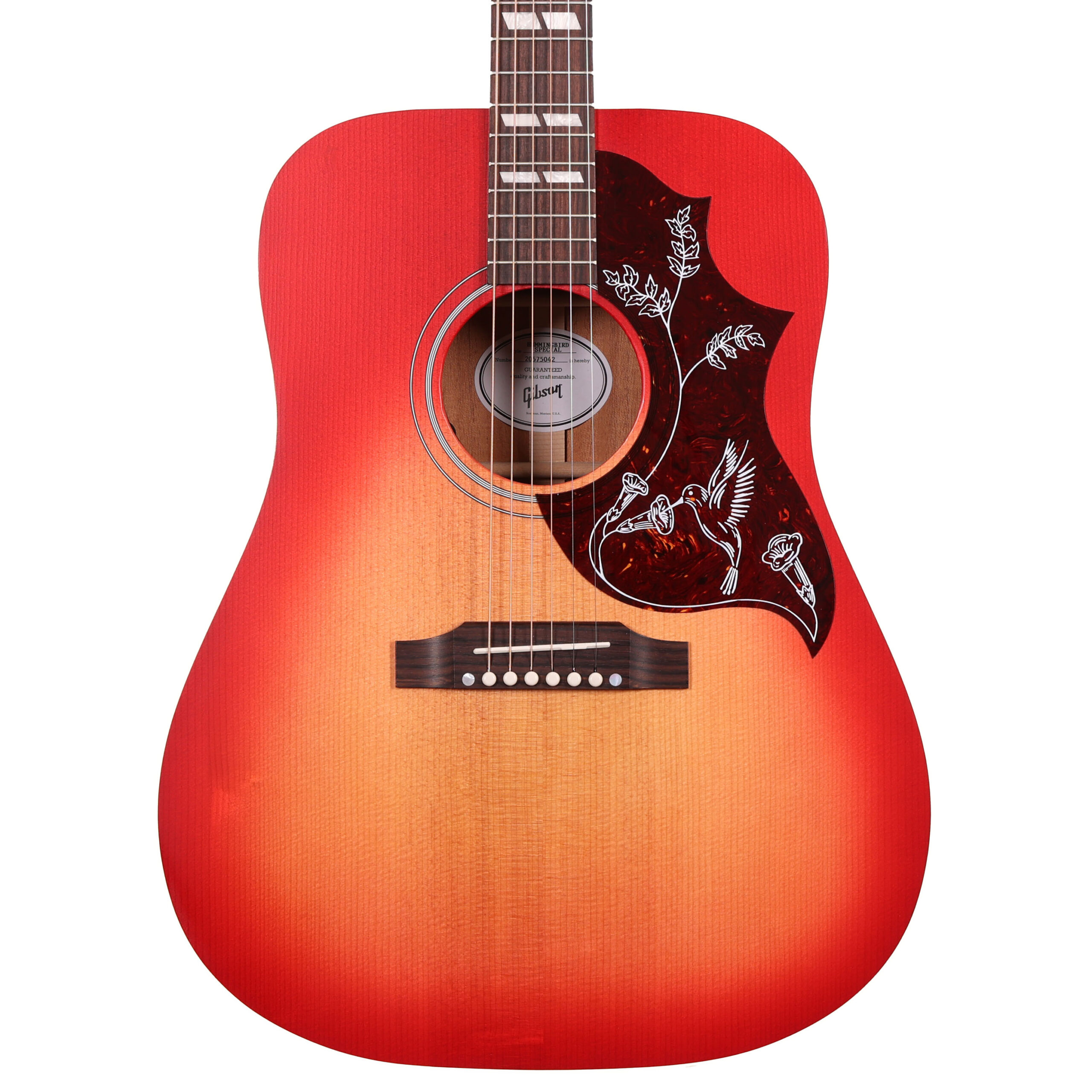 Second Hand Gibson Hummingbird Special in Cherry Sunburst 728