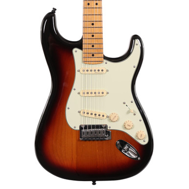 Second Hand Fender Player Plus Stratocaster Electric Guitar in 3-Tone Sunburst 729