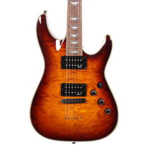 Second Hand Schecter Omen Extreme 6 Hardtail Electric Guitar in Sunburst 730