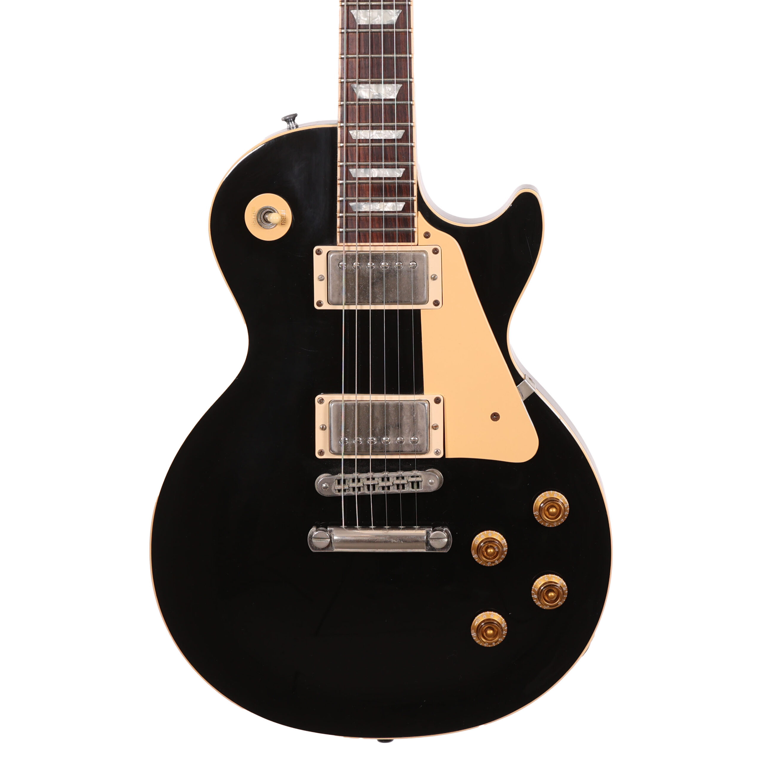 Second Hand Gibson Les Paul Standard Electric Guitar in Ebony 735