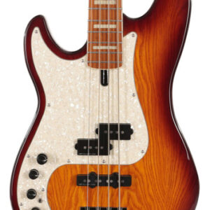Sire P8 4-String Ash Left Handed Bass Guitar in Tobacco Sunburst