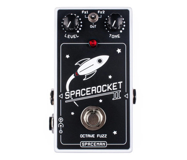 Spaceman Effects Space Rocket II Octave Fuzz Pedal in White
