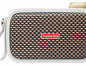 Positive Grid Spark GO Ultra Portable Smart Guitar Amp and Bluetooth Speaker in Pearl