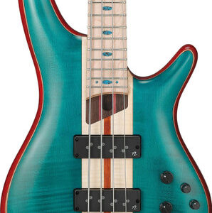 Ibanez Premium SR1420B Bass Guitar in Caribbean Green Low Gloss