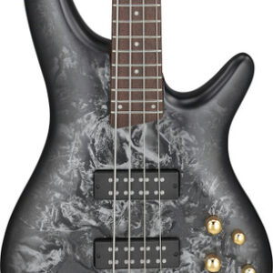 Ibanez SR300EDX-BZM 4-String Bass Guitar in Black Ice Frozen Matte
