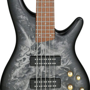 Ibanez SR305EDX-BZM 5-String Bass Guitar in Black Ice Frozen Matte
