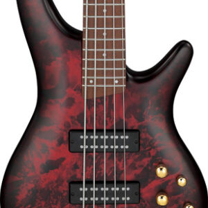 Ibanez SR305EDX-WZM SR Series 5-String Bass Guitar in Wine Red Frozen Matte