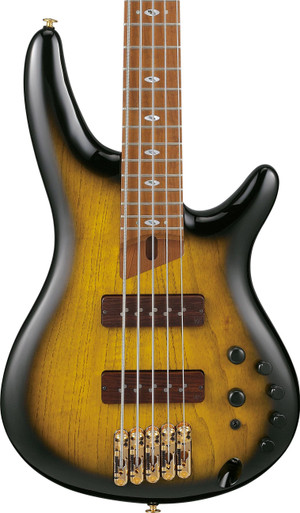 Ibanez SR4505-DST SR Prestige 5-String Bass Guitar in Desert Sunset Burst
