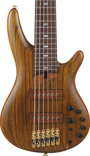 Ibanez SR5506-MHF SR Prestige 6-String Bass Guitar in Mocha Flat
