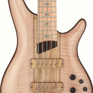 Ibanez SR5FMDX2-NTL Premium 5-String Bass Guitar in Natural Low Gloss