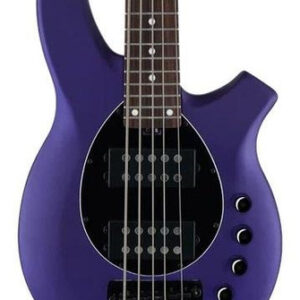 Sterling by Music Man Bongo 5 Bass Guitar in Firemist Purple Satin