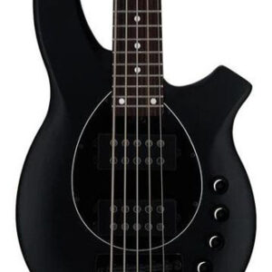 Sterling by Music Man Bongo 5 Bass Guitar in Stealth Black