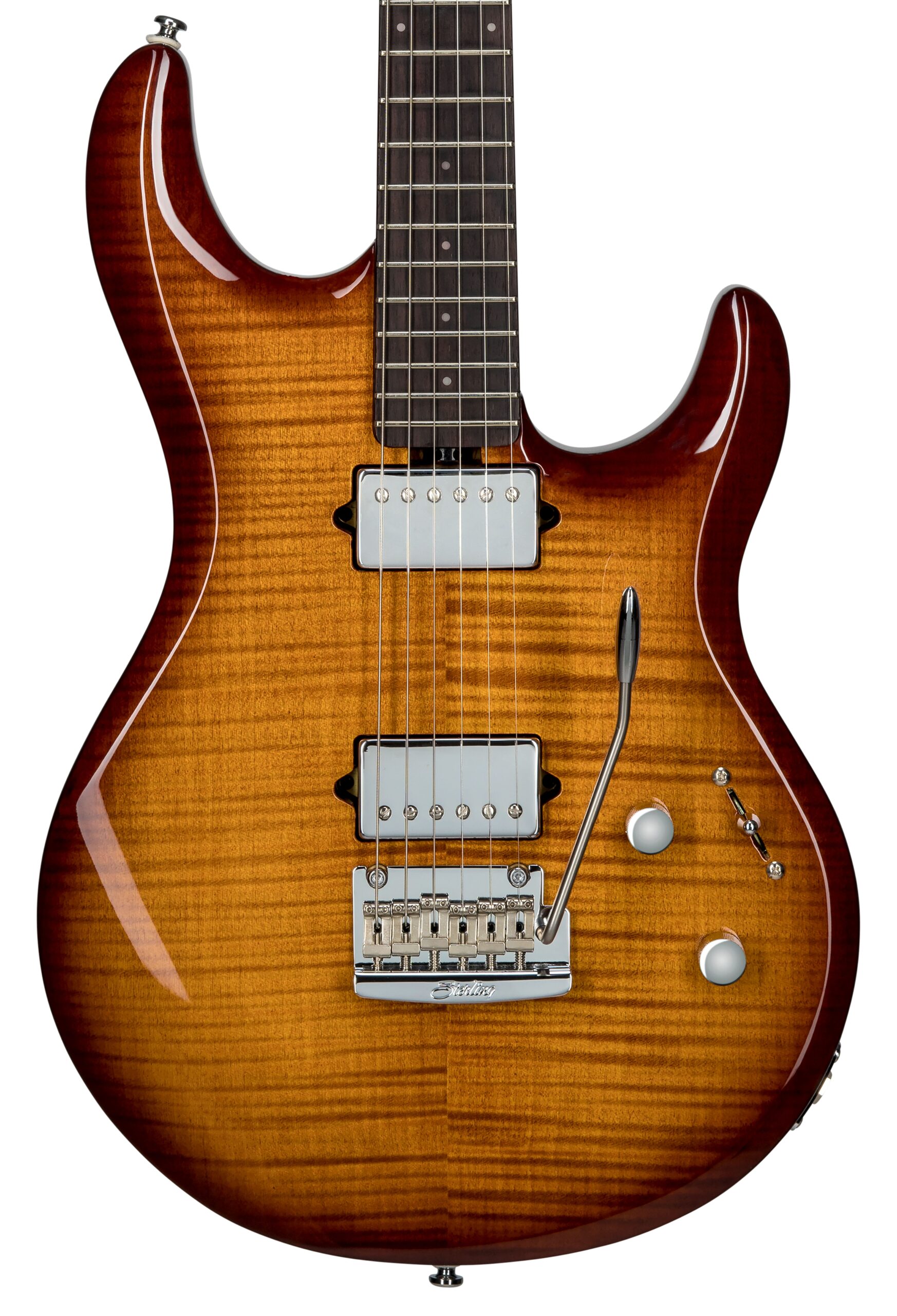 Sterling by Music Man Luke LK100 Electric Guitar in Hazel Burst
