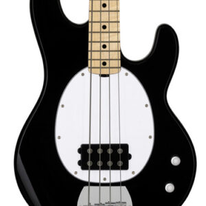 Sterling by Music Man Ray2 StingRay Bass Guitar in Black with Maple Neck